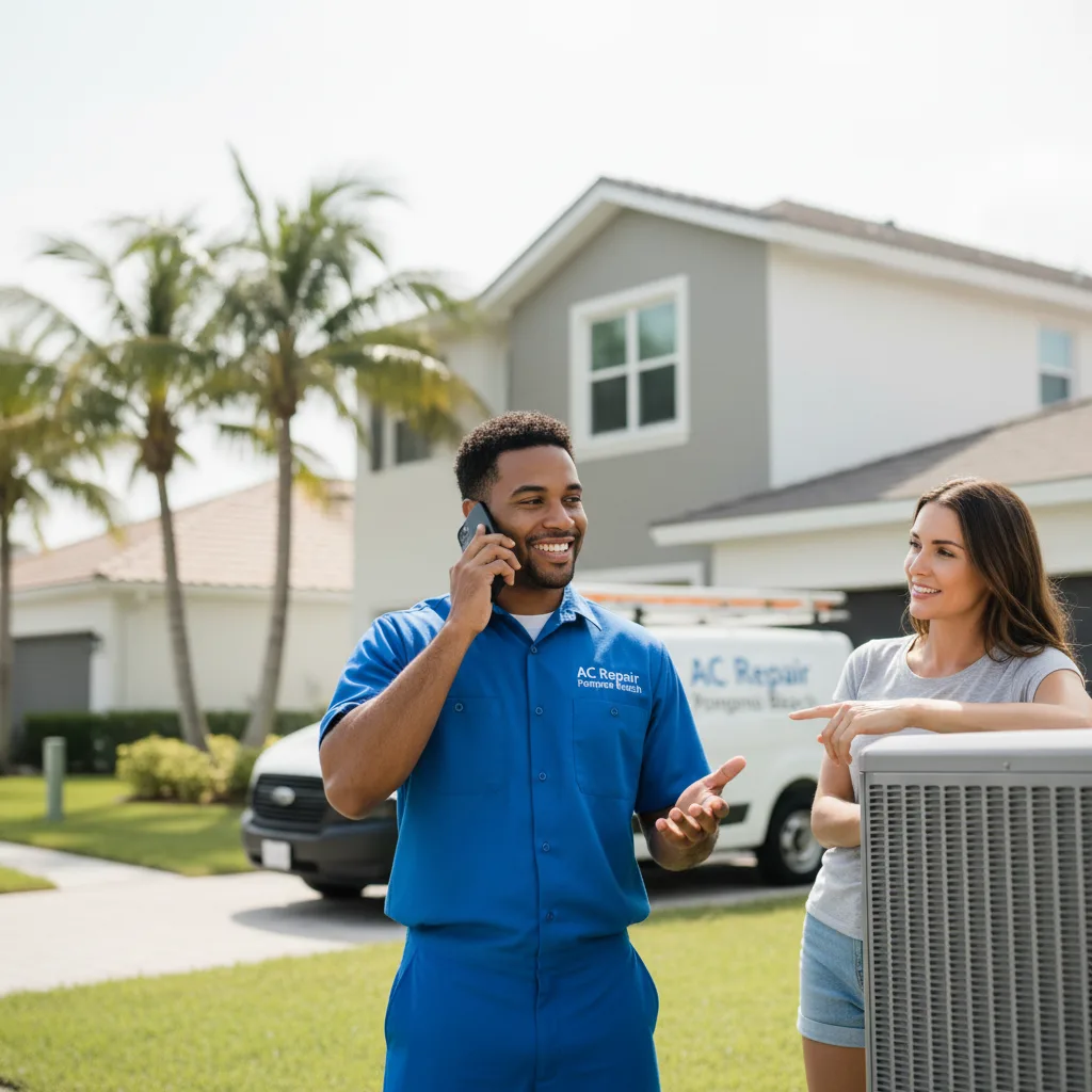 AC Repair Pompano Beach customer support in North English